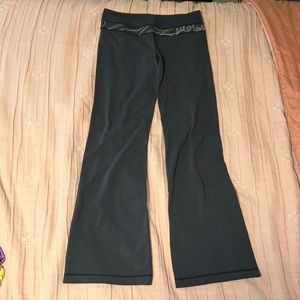 Size 8, grey, lululemon flared yoga pants